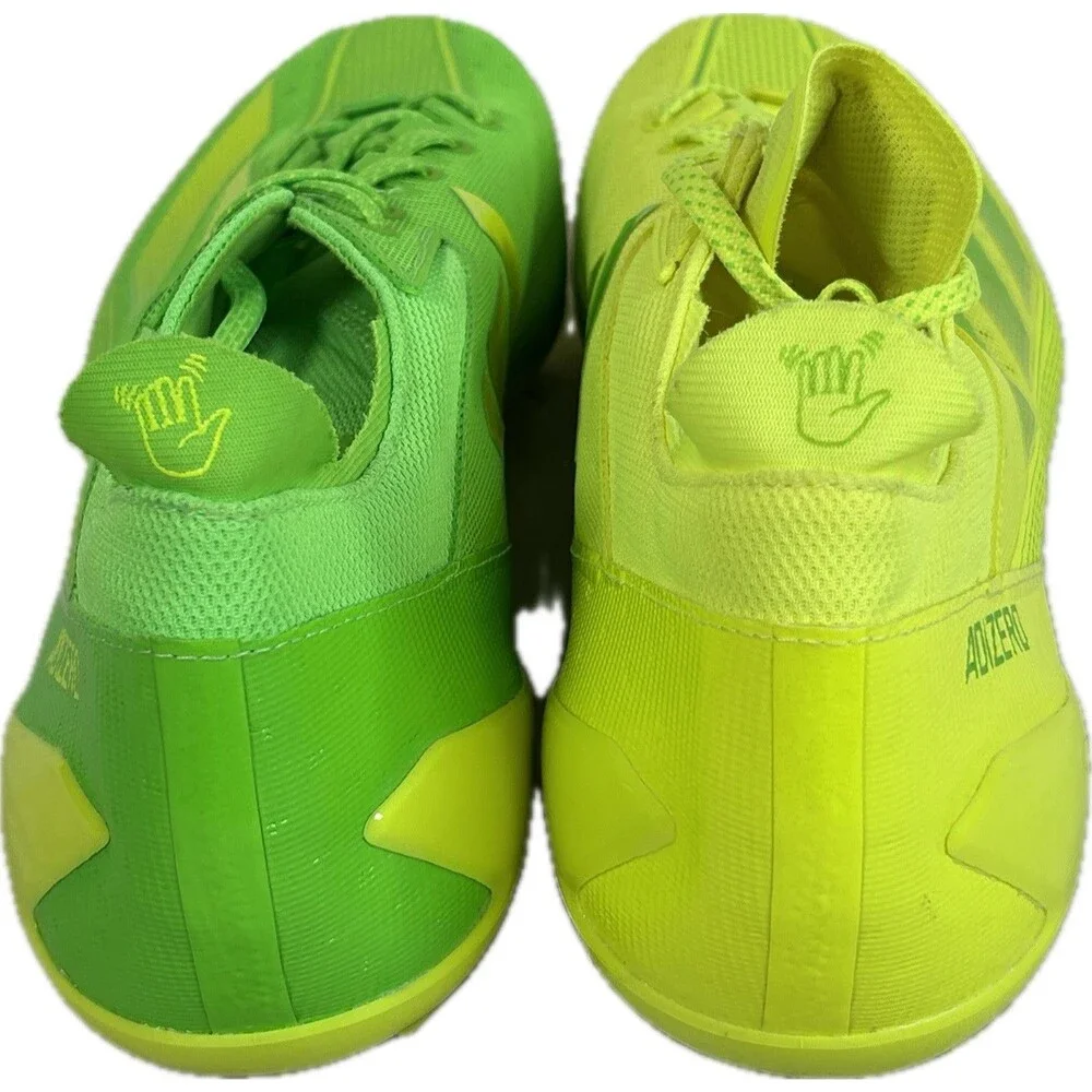 Adidas Adizero Electric Football Cleat Lemon Lime Mens Size 16 New